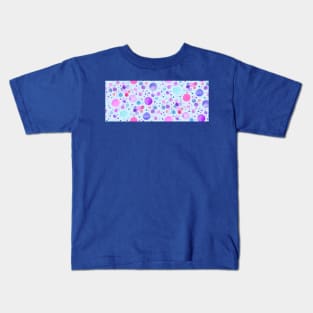 Festive and fun watercolor circle bubbles -colorful Kids T-Shirt